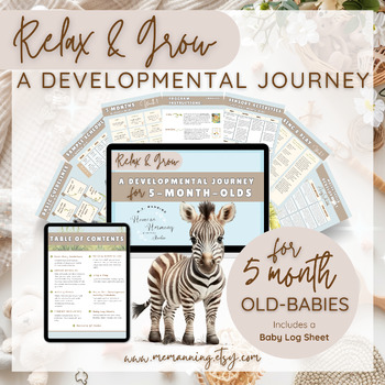 Preview of Relax & Grow - Infant Curriculum (5-Months-Old)