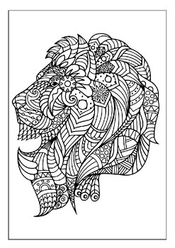 Zentagle Coloring Book for Adults - 101 Animal Coloring Pages - by Bessie  Roaming — Bessie Roaming
