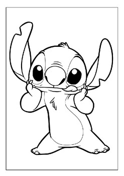 Relax and Unwind with Printable Lilo & Stitch Coloring Pages Collection ...