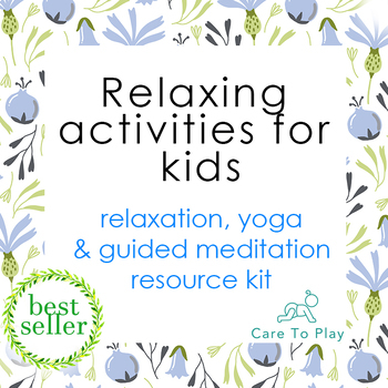 Preview of Activities: Relaxation kit- resource for using yoga and guided meditation