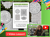 Relaxing Celtic Knot Coloring Pages + Video Lesson