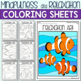 Relaxing Coloring Worksheets | Mindfulness Brain Break Pag