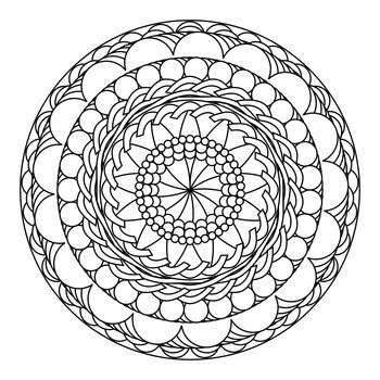 Mandala and Patterns Coloring Book by Debbie Madson | TpT