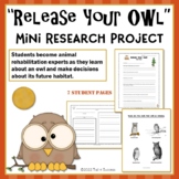 Owl Research Worksheets Project - Students Save An Owl