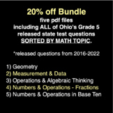 Released State Test Questions by Strand (pdf) - 5th Grade Math