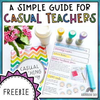 Preview of Relief Teacher Help | Casual teacher Freebie