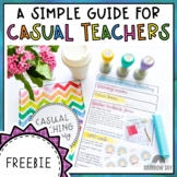 Relief Teacher Help | Casual teacher Freebie