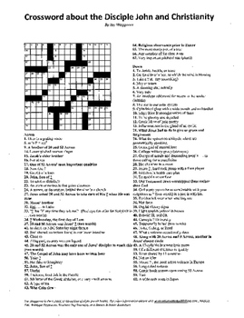Christianity Crossword the quotes