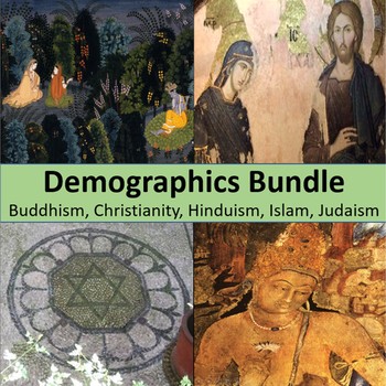 Preview of Religion Demographics Bundle
