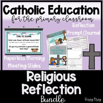 Preview of Religion Reflection Bundle - Catholic Education