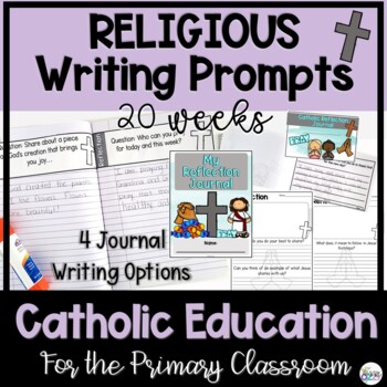 Preview of Religion Reflection Journal Writing Prompts