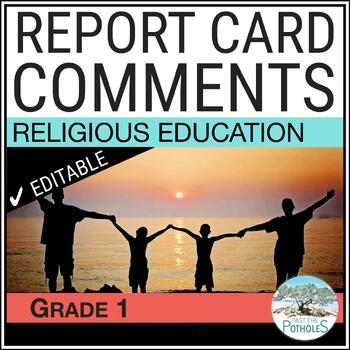 religious education report comments year 1