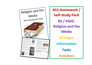 Preview of Religion and the Media: Workbook for Homework or Self-Study