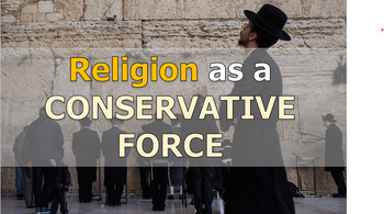 Preview of Religion as a Conservative Force/Force for Change - Sociology AQA