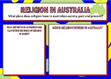 Religion in Australia- Role in society, place past and present