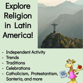 Preview of Religion in Latin America - Webquest/Internet Activity/Hyperdoc