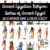 Religion of Ancient Egypt: Deities QR Scavenger Hunt & Cre
