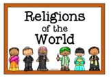 Religions of the World Factual Poster Set/Anchor Charts