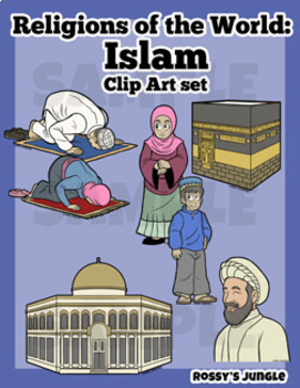 Preview of Religions of the world: Islam Clip art set