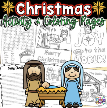 religious christmas coloring pages for kids