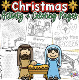 Religious Christmas Coloring Pages Activities
