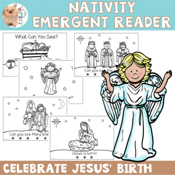 Preview of Religious Christmas Emergent Reader