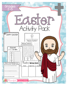 Preview of Religious Easter Activity Pack