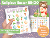 Religious Easter Bingo Printable Game