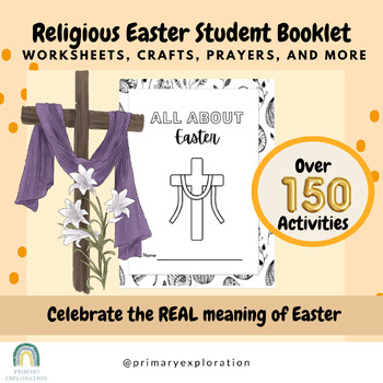 Preview of Religious Easter Booklet and Crafts with Over 150 Activities for Primary/Junior