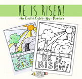 Religious Easter Coloring Page