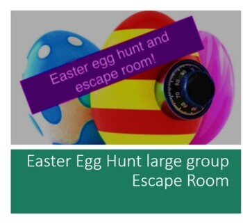 Preview of Religious Easter Egg Hunt with Escape Room!