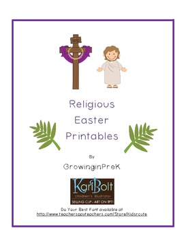 Preview of Religious Easter Printables