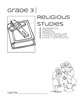 Preview of Religion Grade 3 Workbook - Ontario