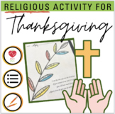 Religious SEL Thanksgiving Activity | Christian Curriculum