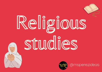 Preview of Religious studies cover