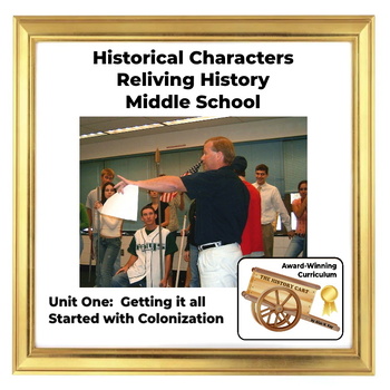 Preview of Relive US History for Middle School:  Unit One with teacher instructions