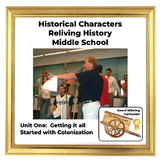 Relive US History for Middle School:  Unit One with teache