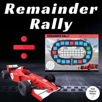 Preview of Remainder Rally | Division with Remainders Math Board Game