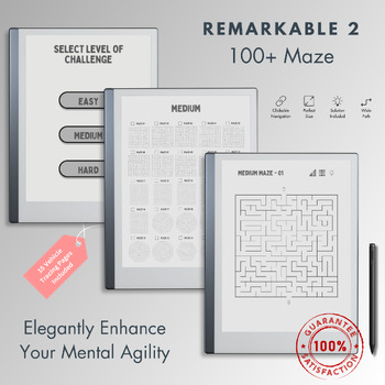 Preview of Remarkable 2 Maze To Elegantly Practice Your Mental Agility