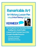 Remarkable Art Vermeer, Art History Critical Thinking and 