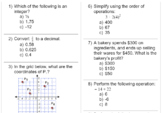 Remedial Algebra I Semester 1 Final