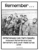 Remember Differences Can Turn Deadly - Holocaust Remembrance Day
