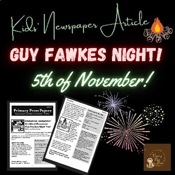 Preview of Remember, Remember the 5th of November: Guy Fawkes Night Fun Reading for Kids