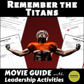 Preview of Remember the Titans Movie Guide with Questions, Activities & Worksheets