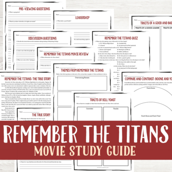 Preview of Remember the Titans Movie Guide