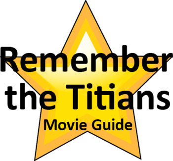 Preview of Remember the Titans Worksheet with ANSWERS | MOVIE GUIDE Questions (2000)
