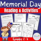Remembering Memorial Day Reading Comprehension And Activit