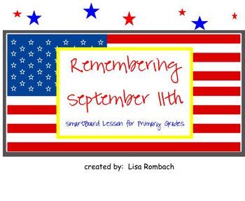 Preview of Remembering Sept. 11 Smart Board lesson Primary Grades