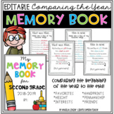Comparing The School Year Memory Book & Time Capsule Activ