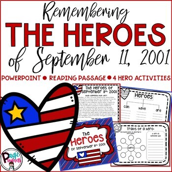 Preview of Remembering the Heroes of September 11th, 2001 **Distance Learning**